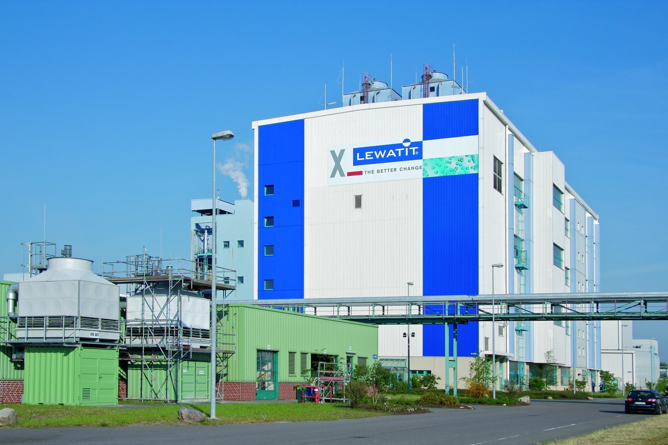 The Lanxess plant in Bitterfeld, Germany.