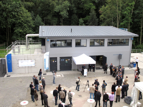 The new wastewater treatment facility at the Marienhospital in Gelsenkirchen, Germany, including MBR technology from MICRODYN-NADIR (Photo: Emschergenossenschaft).
