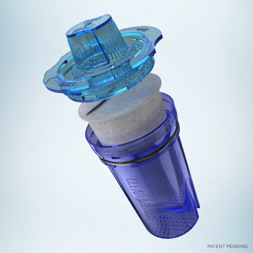 The Clear Genius cartridge filter pod.