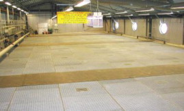 The filter hall at the Växjö treatment plant in Oxelösund, Sweden.
