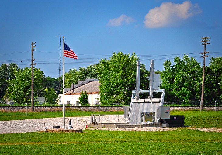 The Lakeside Hydronic T Screen at the City of Washington’s wastewater treatment plant in Indiana.