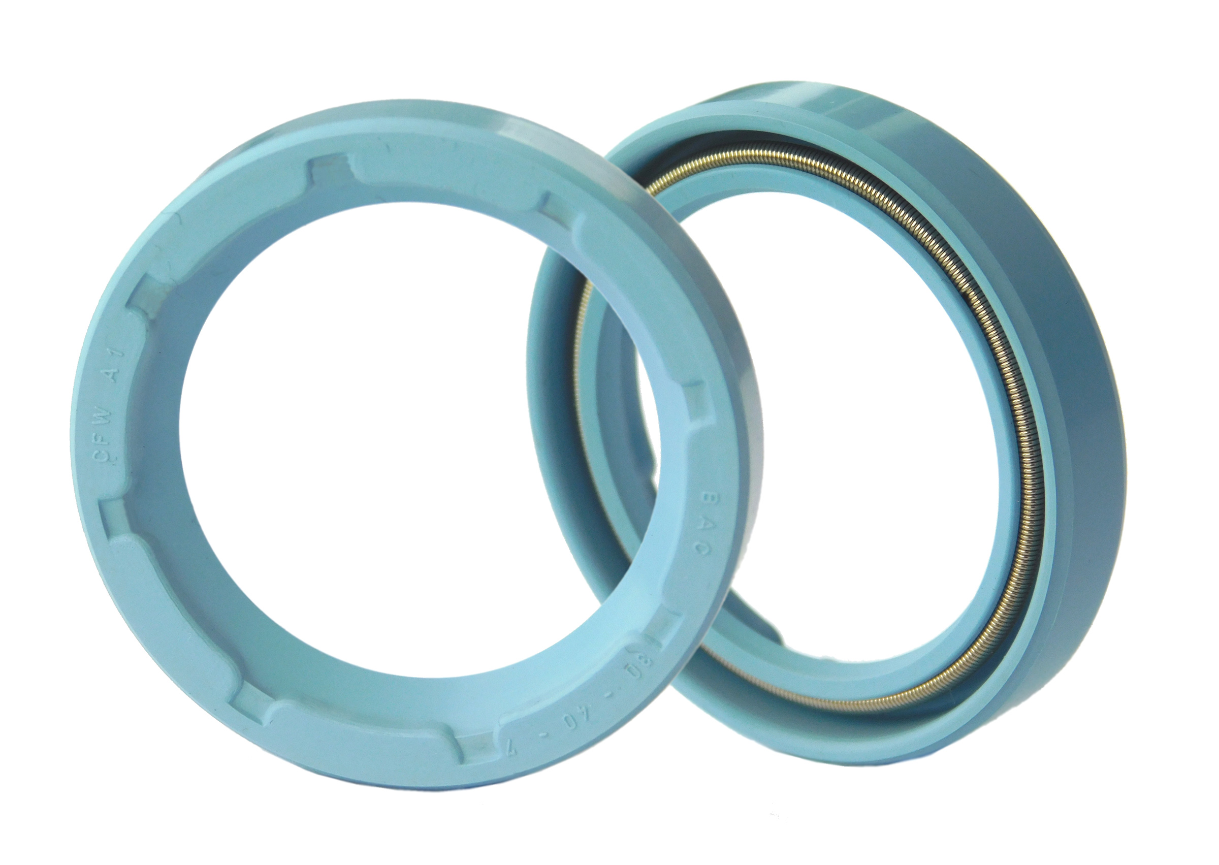 Simmerring seals are now available in two new materials, making them suitable for food industry applications.