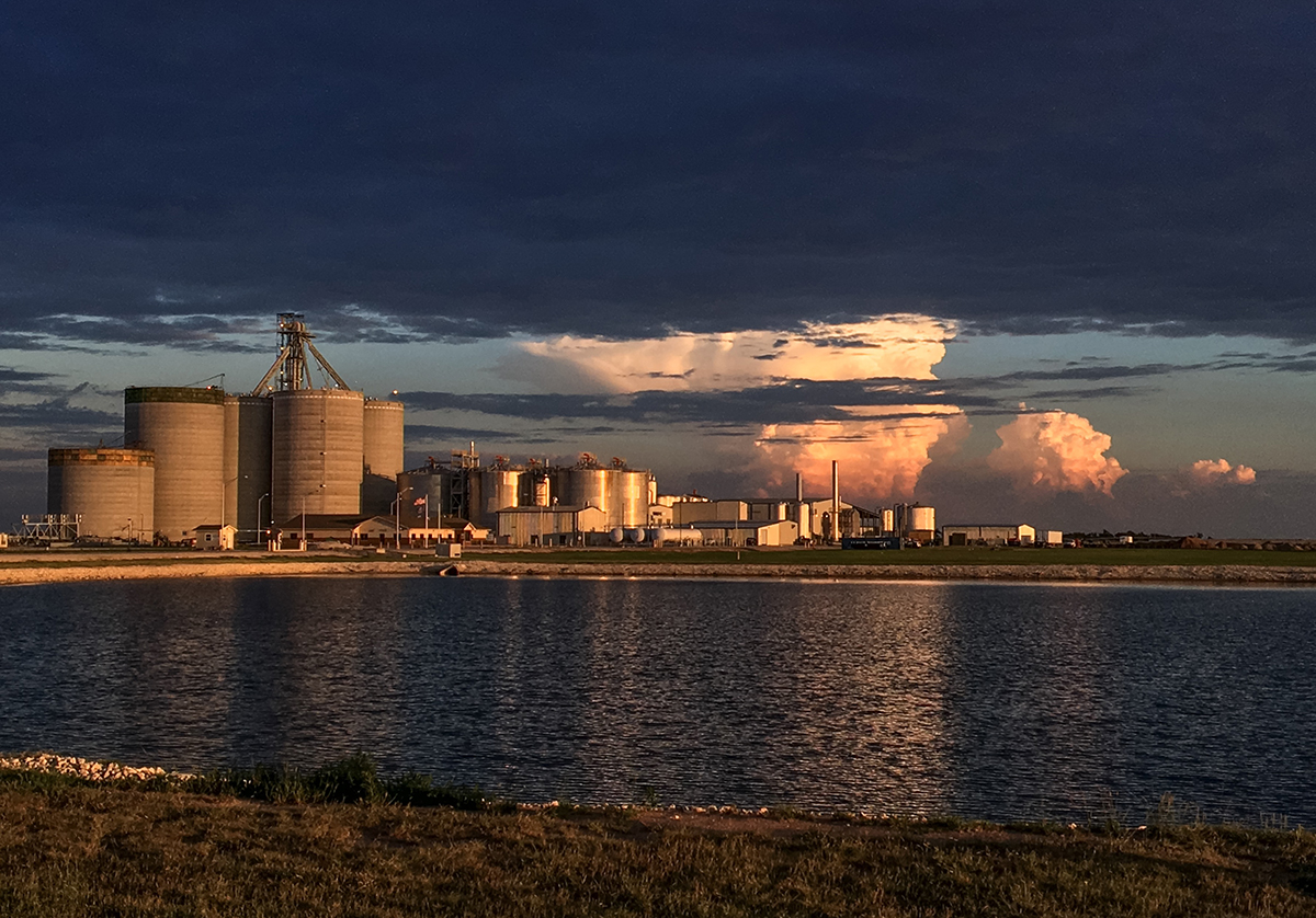 Kansas Ethanol's plant in Lyons, Kansas.