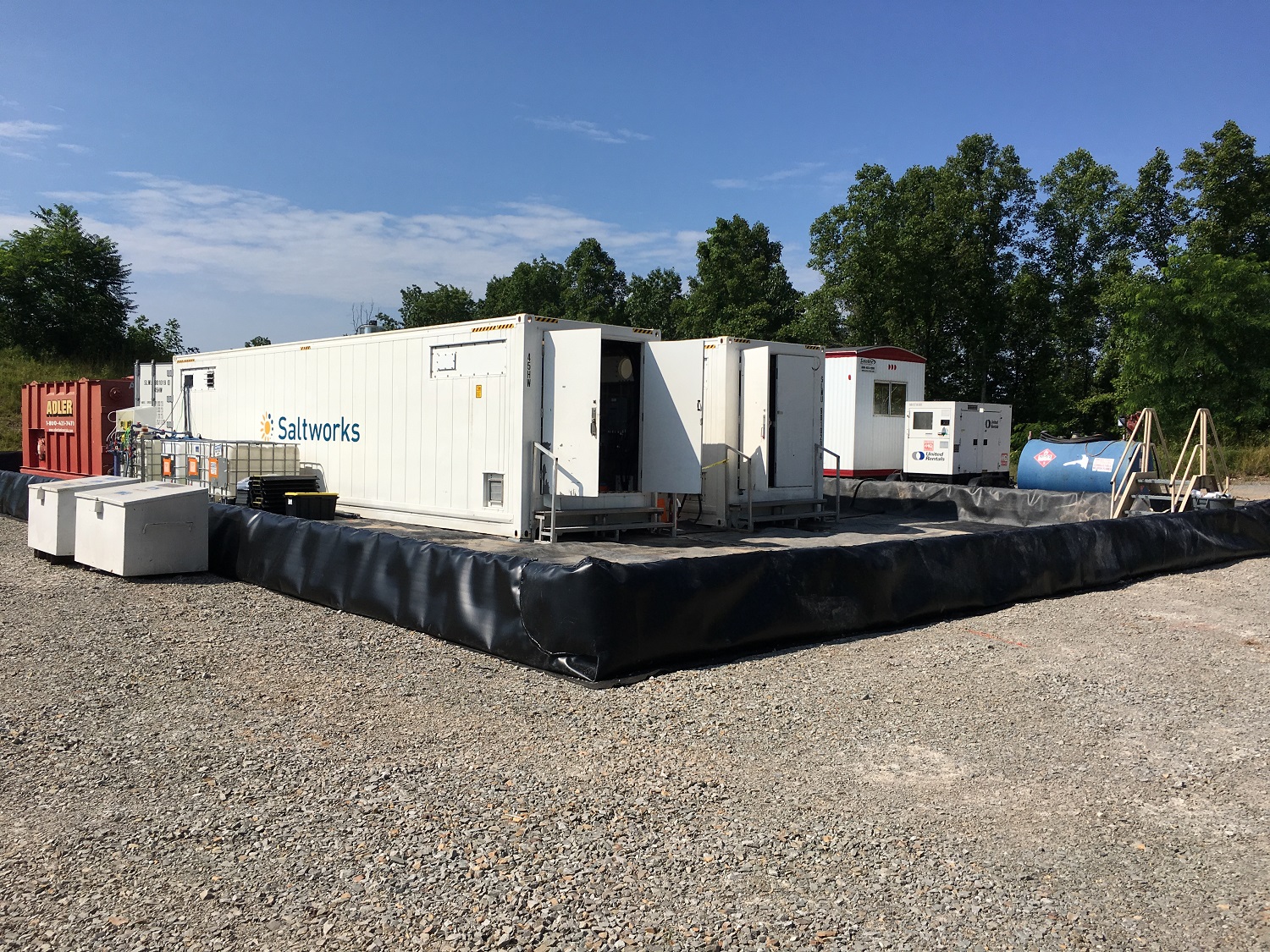 Saltworks’ AirBreather technology has been used in a new shale water evaporation system.