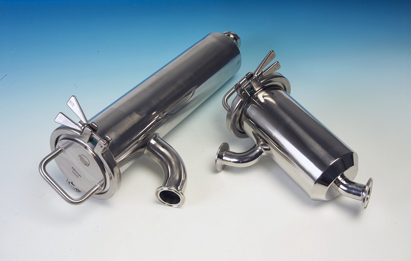 Axium's stainless steel in-line filters For honey application.