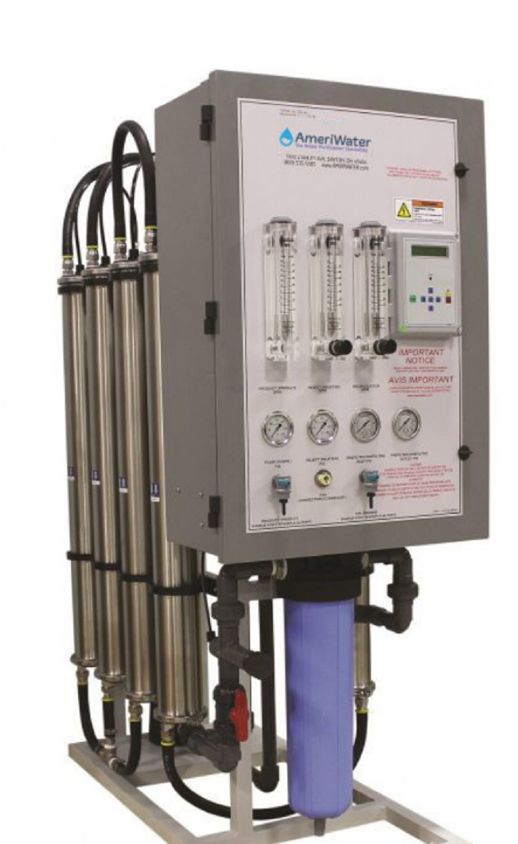 The chosen system included Ameriwater’s MROZ, a reverse osmosis system that provides up to 17,600 gallons per day of high purity water for hemodialysis.