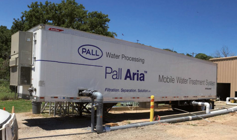 Pall Water's fully integrated mobile membrane water treatment unit.