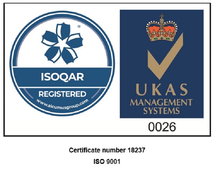 AFL’s UKAS accreditation mark.