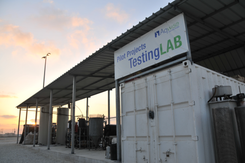 The AqWise pilot testing laboratory
