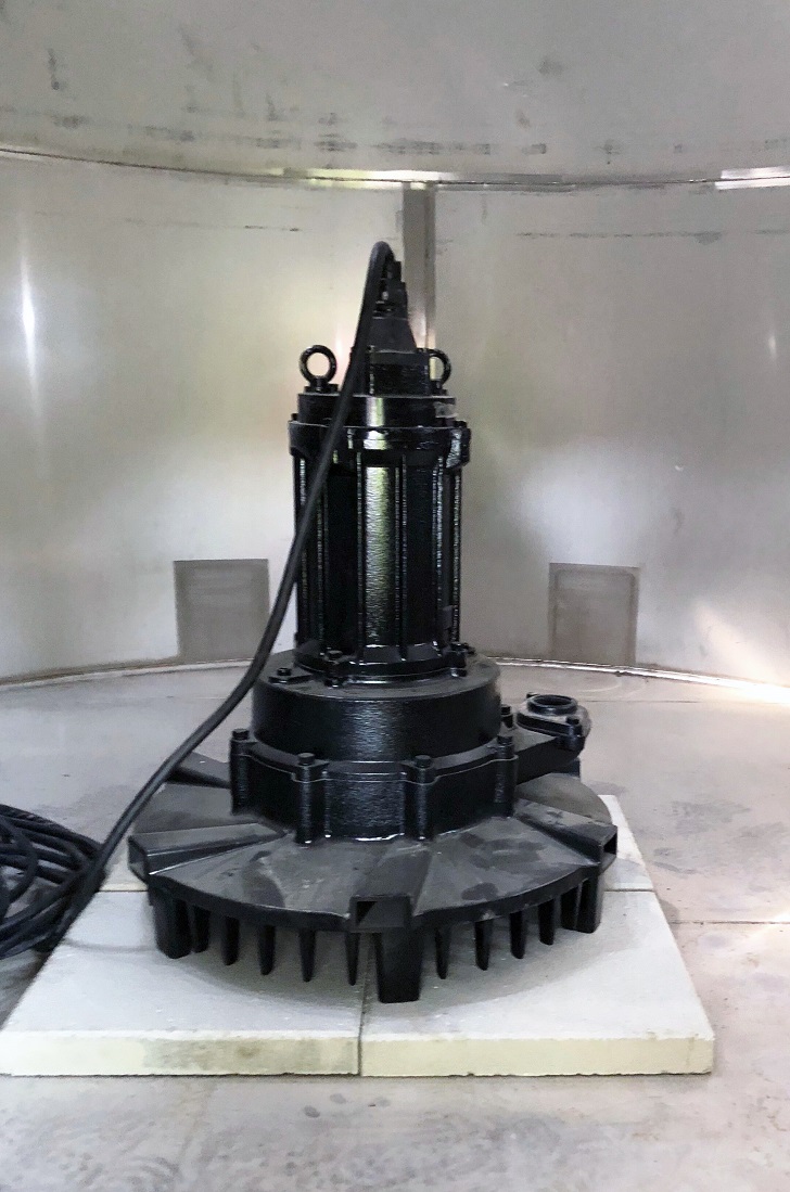 The TRN submersible aerators were installed in fall of 2018. The installation of the free-standing BER/TRN aerator is easier to install and more economical.