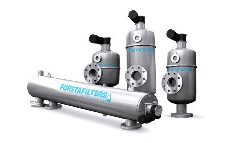 The Low Pressure Series water filters from Forsta range from 2 – 30 inches with flow rates from 15 – 20,000 gpm in a single filter housing.