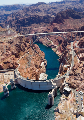 The US Bureau of Reclamation is best known for the construction of such projects as the Hoover Dam on the Colorado River.